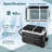Costway Dual Zone 12v Car Refrigerator 42qt Portable Compressor Fridge Freezer (-4℉~68℉) For Rvs-99468320