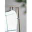 Miroir coquelicot 28 po x 1,5 po x 60 po avec cadre en métal doré de conception contemporaine pour salle de bain, vestibule