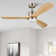 132.1cm Calisse 3- Blade LED Ceiling Fan with Remote Control and Light Kit Included