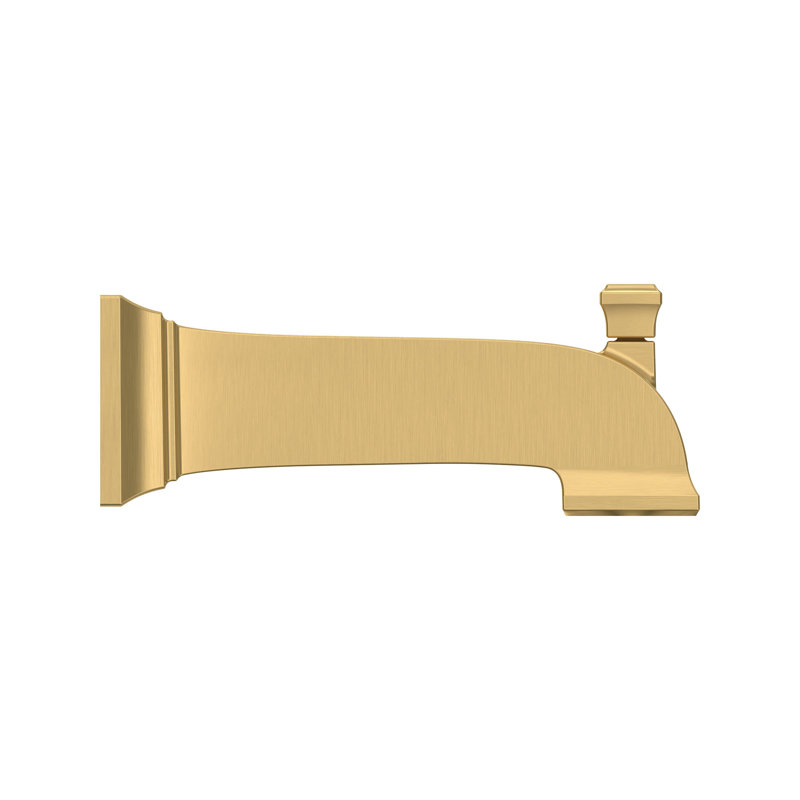Town Square S Wall Tub Spout with Diverter, Grohe Brushed Cool Sunrise
