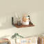 2 tablettes flottantes profondes de 2 pièces, tablettes de rangement murales en bois, tablettes flottantes profondes de 12 pouces pour le salon, rétro-256092289