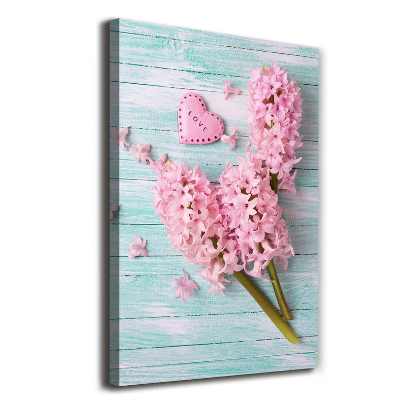 Lilac Flowers - Wrapped Canvas Print