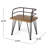 ZION INDUSTRIAL WOOD AND METAL CHAIR (Set Of 2)