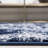 Pruden Ornate Medallion Modern Navy/Ivory Rug-490574164