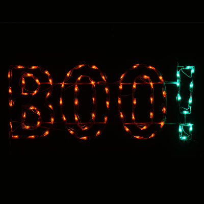 Enseigne lumineuse «BOO» d'Halloween 36 po The Holiday Aisle®