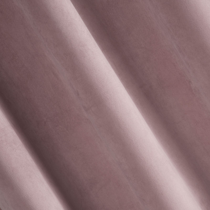 Tavarozzi Blackout Curtains Single Panel, Pink