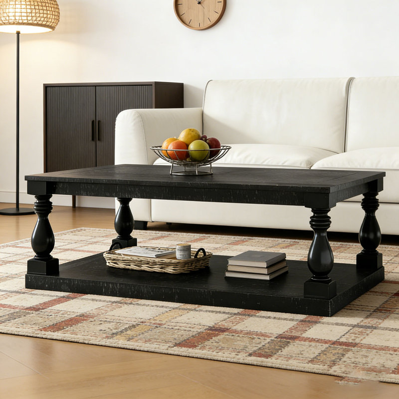 Table basse, Noir