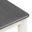 Ensemble de table de salle à manger 7 pièces de style rétro avec table extensible et 6 chaises rembourrées-1079189339