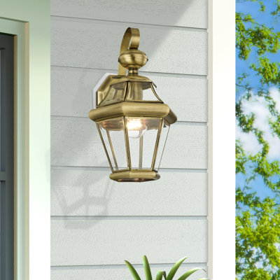 Creason Solid Brass Wall Light