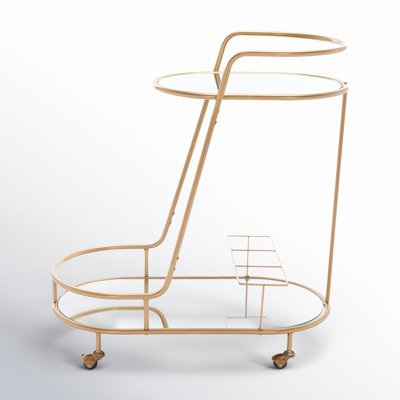 Emalie Metal Bar Cart