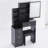 Versatile Vanity Table Set with Advanced LED Mirror and Spacious Storage