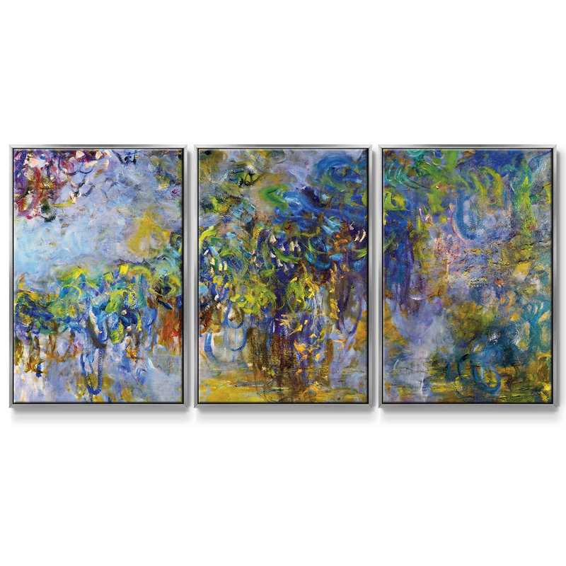 Wisteria, 1919, toile tendue avec châssis, H 36 po x l 75 po x P 2 po, Argent