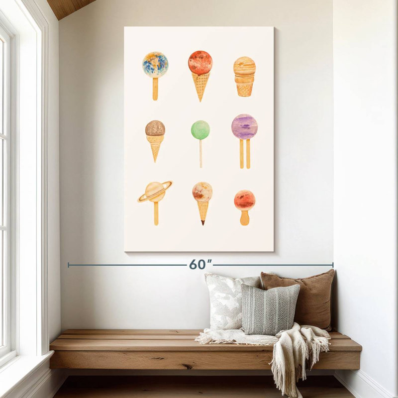 Yarlin Planetarium Sugarium, 51" H x 34" W