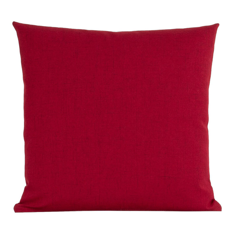 Reversible Throw Pillow, 16" x 16", Merino Cherry