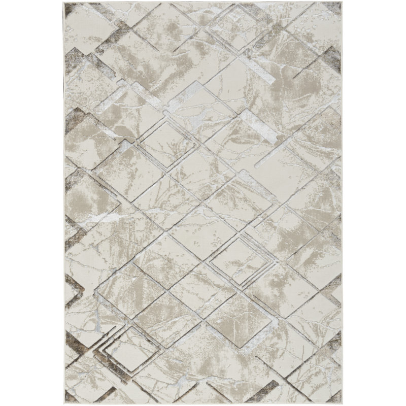 Affie Geometric Area Rug, Rectangle 119 x 180cm