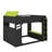 Full Size Wood Loft Bed With Desk,Drawers,Storage Compartments,Hanging Rod And RGB Lights-433192497