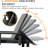 Pool Lounge Chairs Set Of 2, Outdoor Lounge Chairs With 6 Positions Backrest Adjustable Armrest, Resin Waterproof Chaise Lounge Outdoor For Poolside Patio Garden Deck-92070344-92070346
