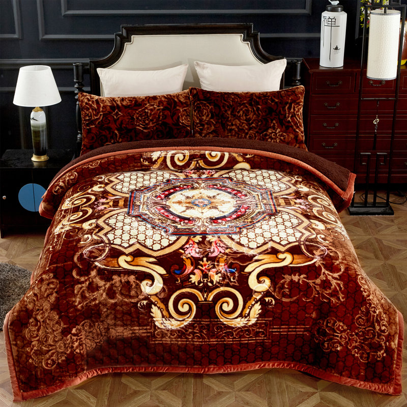 Polyester Flatweave Floral Comforter