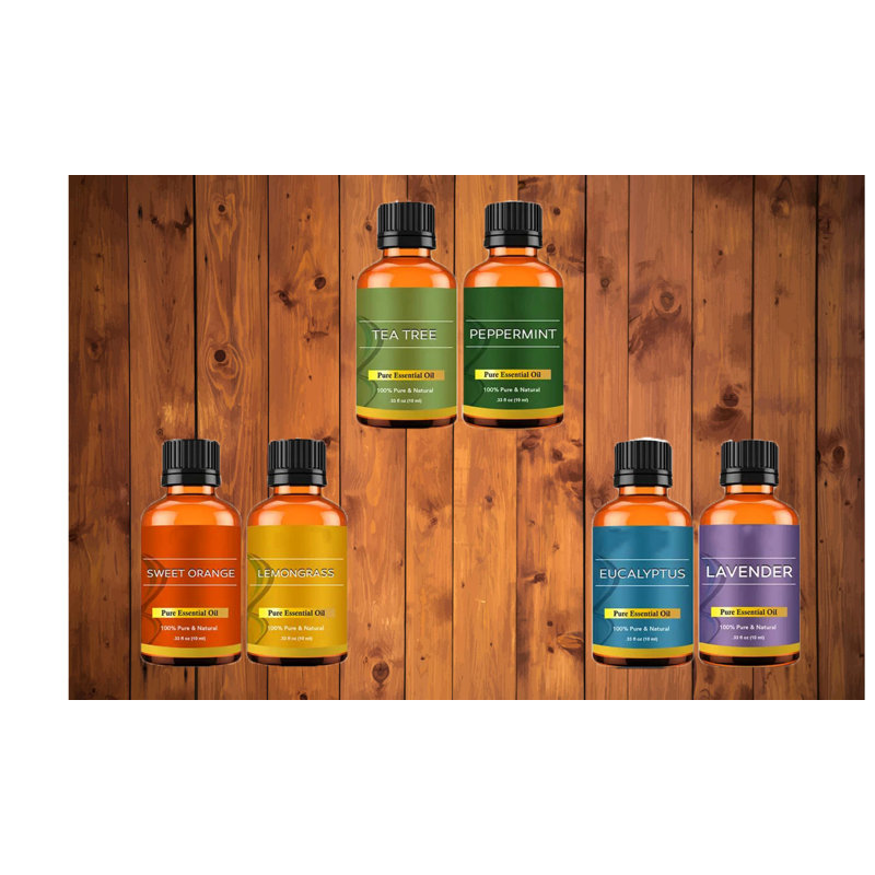 Ensemble d'huiles essentielles 6 pièces