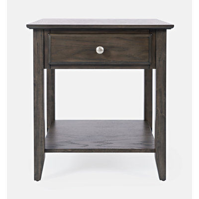 Table de bout avec rangement Alyssarae