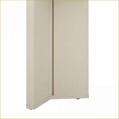 Table basse moderne en placage de pin minimaliste avec pieds géométriques, facile à assembler pour le salon et amp; Couloir