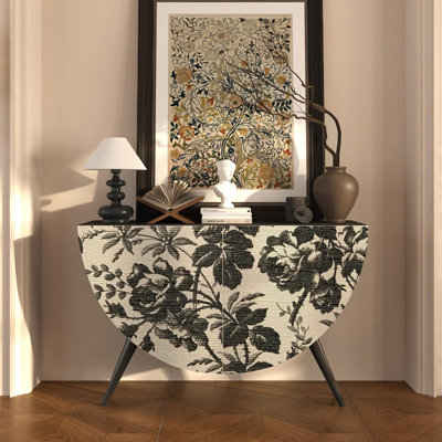 59in Two-door Semicircular Sideboard Cabinet