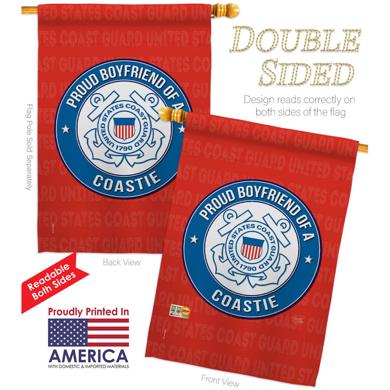 Double Sided 40'' H x 28'' W Polyester House Flag