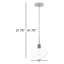 Luminaire suspendu géométrique 1 lumière Rooks-437318509