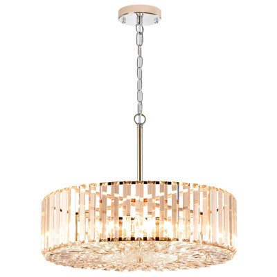 Lustre en cristal 6 lumières 24 "24 lumières 