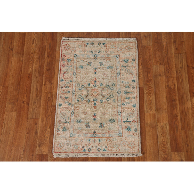 Tapis oriental Oushak noué à la main 2 x 3