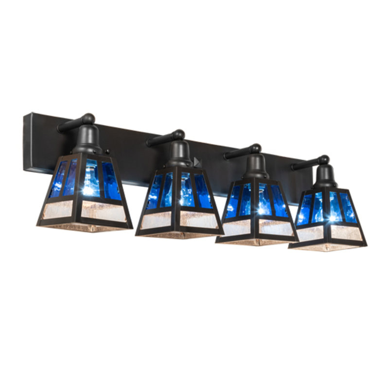 "T" Mission 4 - Light Vanity Light, Blue/White
