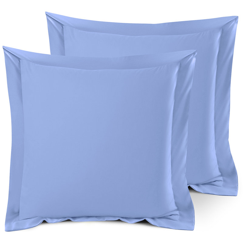 Taie décorative 100% polyester , Bleu apaisant, 26 po x 26 po