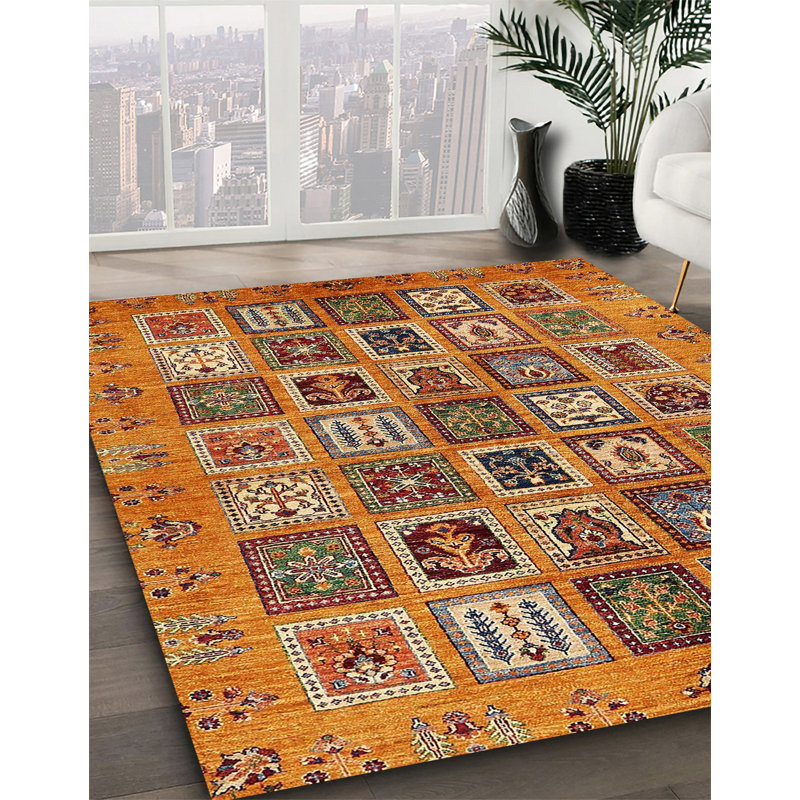 Abstract Indoor Rug, Rectangle 5' x 7'
