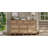 10-Drawer Rattan Dresser With Wheels ,Walnut