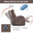 Chenille Single Motor Power Lift Recliner Chair With Massage And Heat-591503572