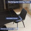 Ensemble de table de salle à manger 7 pièces 7 pièces avec 6 chaises en similicuir-817107130