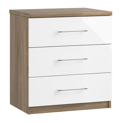 59 cm W Chest of 3 Drawers
