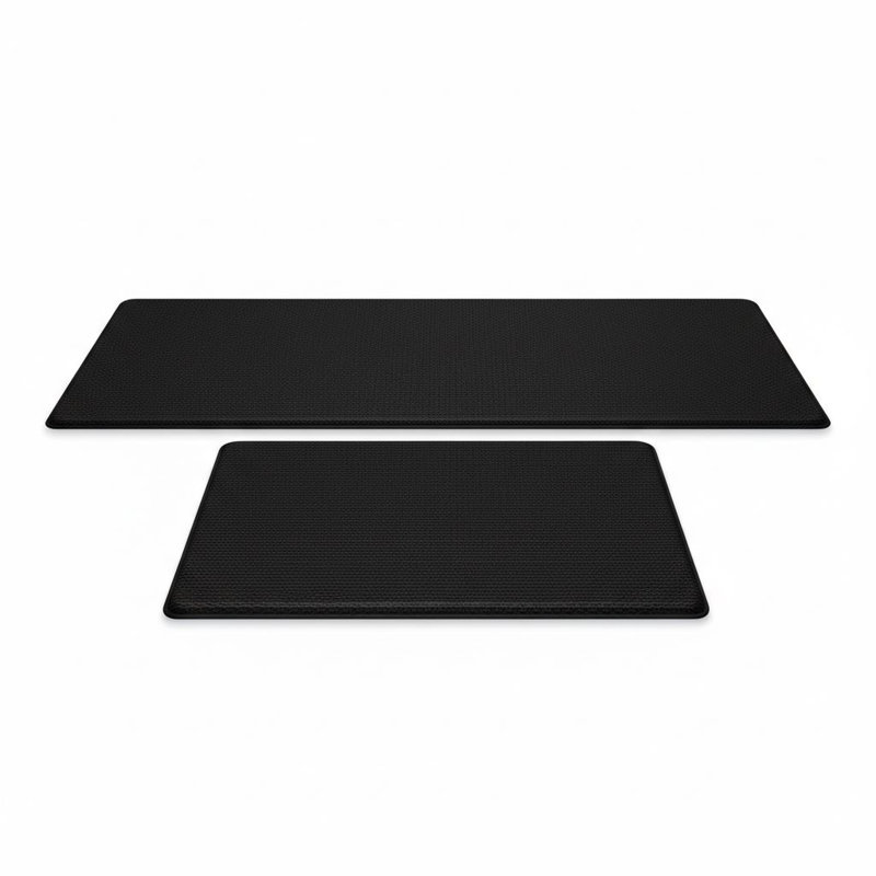 Paquet de 2 tapis de cuisine anti-fatigue 17,3 po x 30 po + 17,3 po x 47 po pour tapis de cuisine, de plancher et de bureau