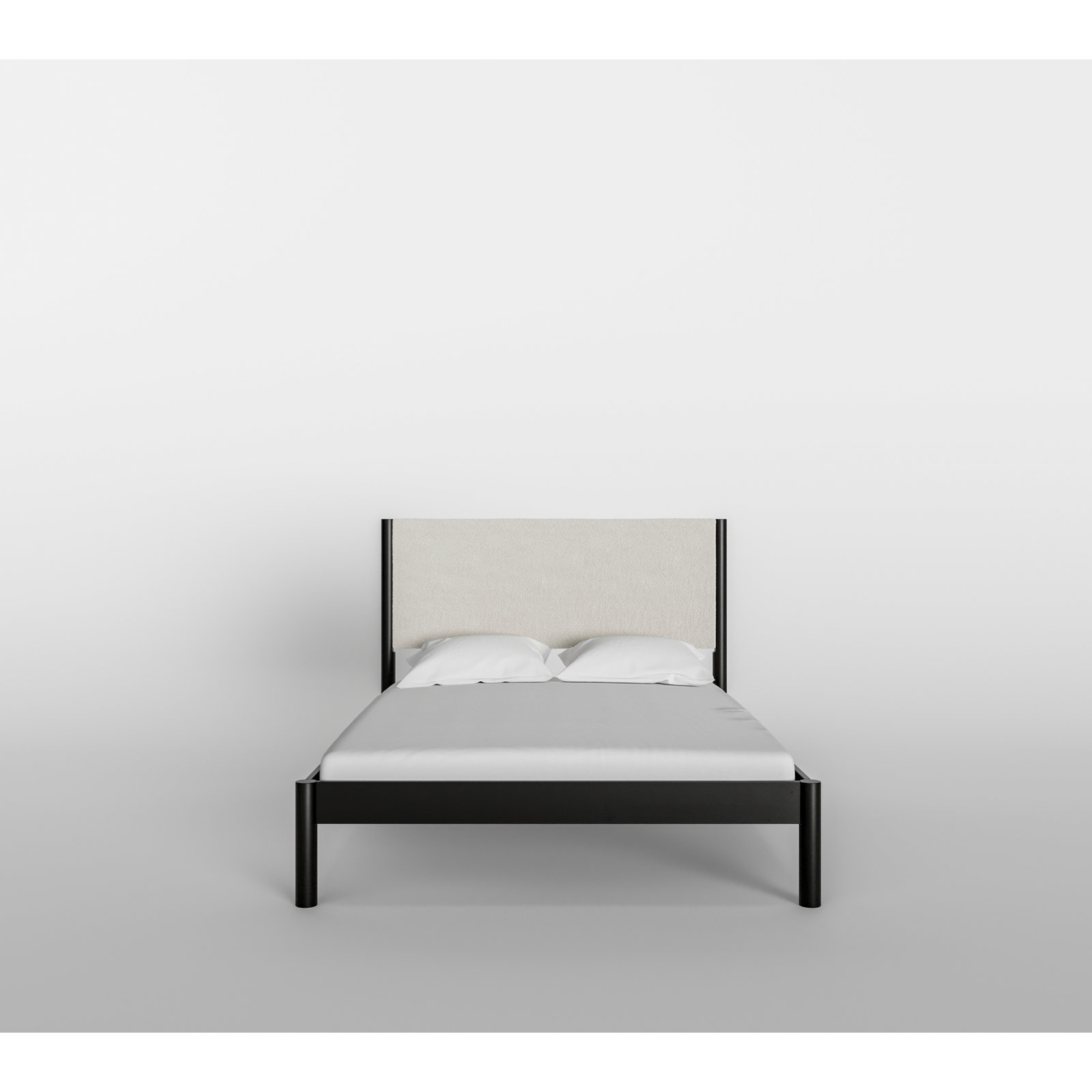 Ardin Boucle Bed, King, Black