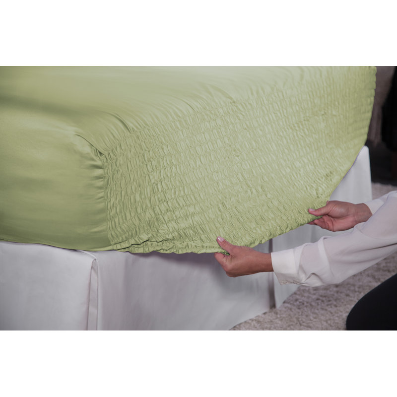 Ensemble de draps en coton 500 fils BedTite, Ensemble de draps double / double avec 2 taies d'o, ISE