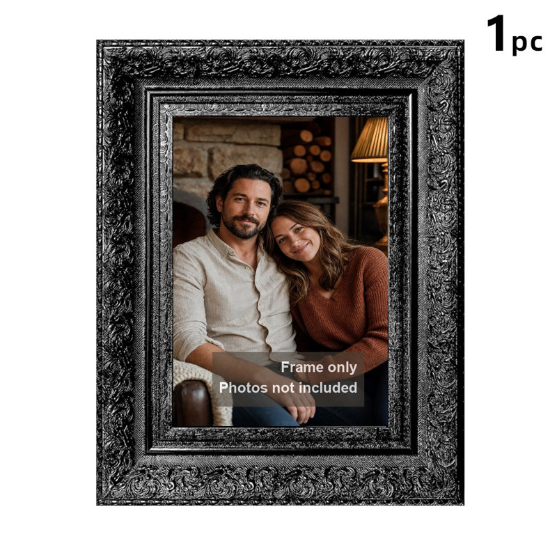 Cadre photo pour animal de compagnie 8 pièces x 8 po x 1 po noir