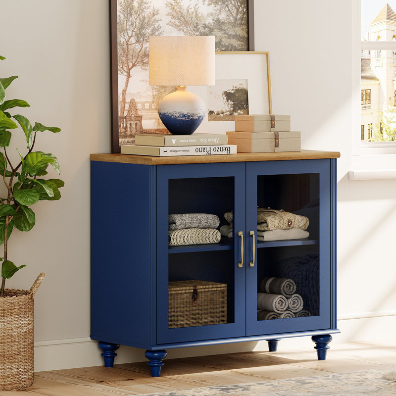 Armoire d'appoint Corretta Striplin, Marine