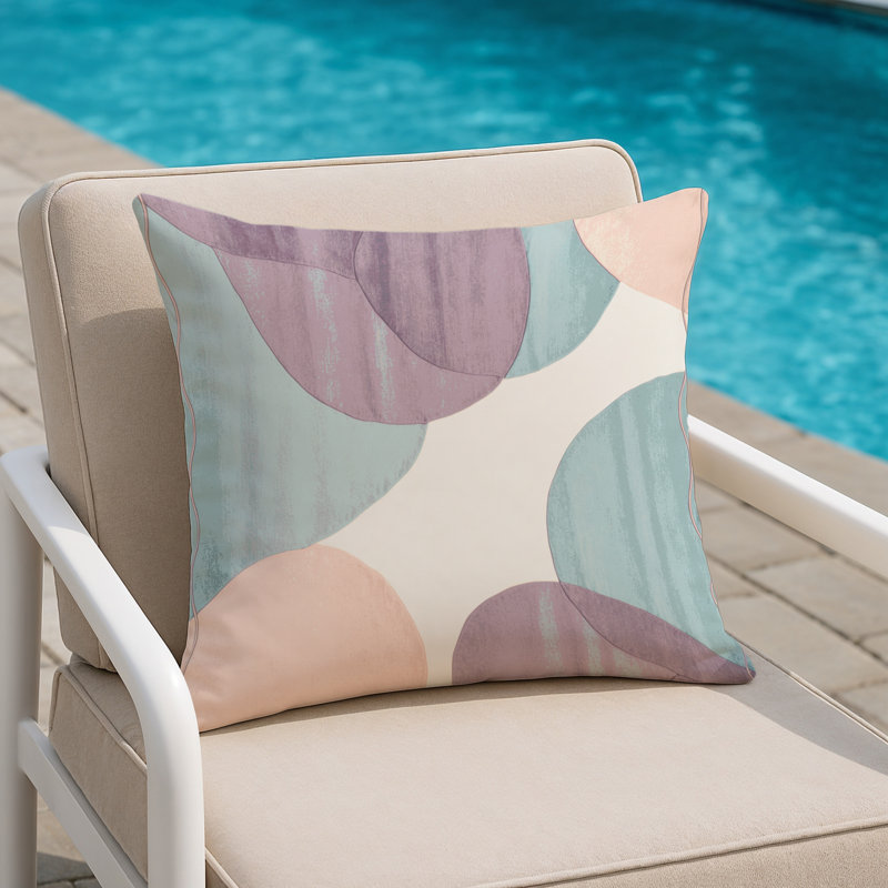 Seaside Glow Indoor And Outdoor Throw Pillow, Square 18"