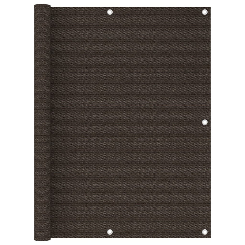 Dakota Fields Plastic Retractable Freestanding Awning, 500cm W x 120cm D, Brown