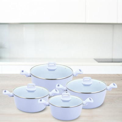 ZOYA 8 - Piece Non-Stick Cookware Set