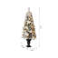 Arbre de Noël pin effilé réaliste avec 150 lumières DEL Heyden
