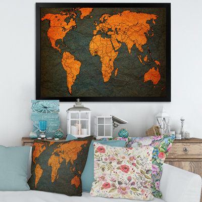 " Ancient Map Of The World Africa "