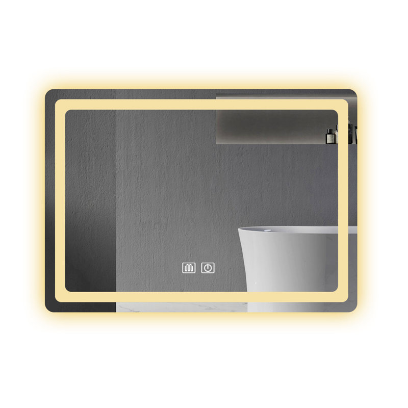 Advanced LED Bathroom Vanity Mirror With Multiple Practical Features For Ideal Bathroom Experience, 19.69" x 27.56"