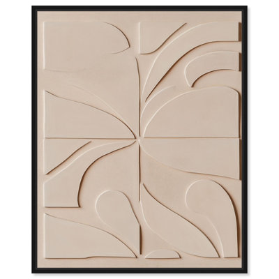 «Geometric Glyphs II», impression sur toile, art minimaliste bohème par Art Remedy
