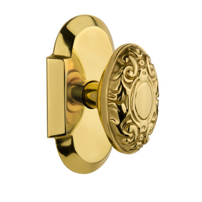 Cottage Plate with Victorian Door Knob